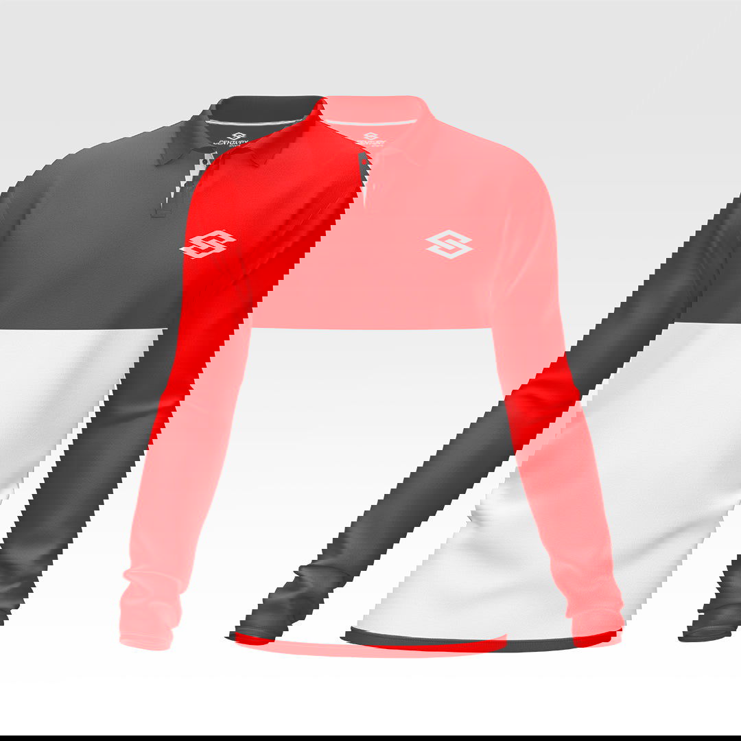 Long Sleeve Polo Shirt - Century Sports - #tag1#
