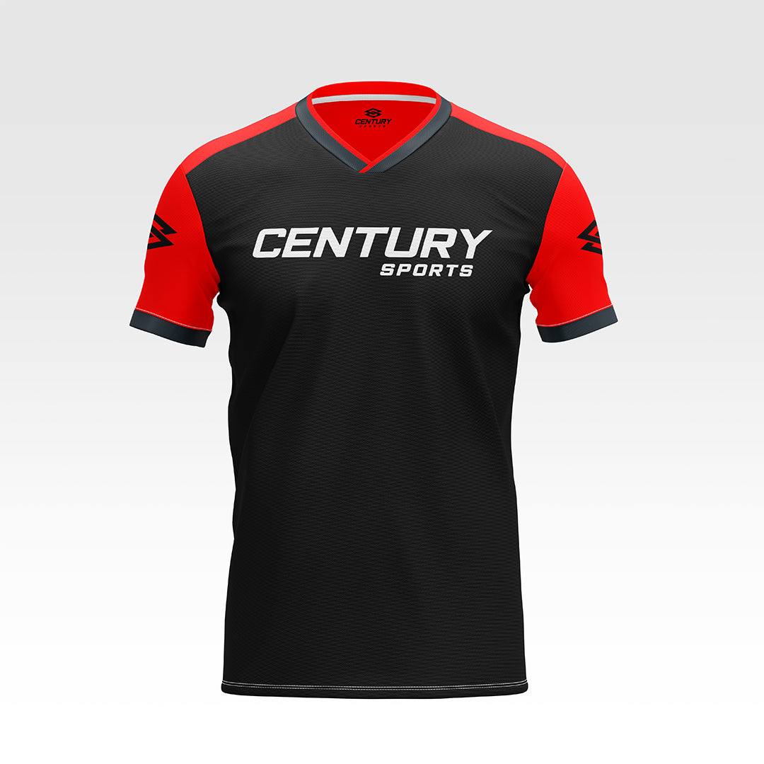 Men V-Neck Sports Shirt - Century Sports - #tag1#