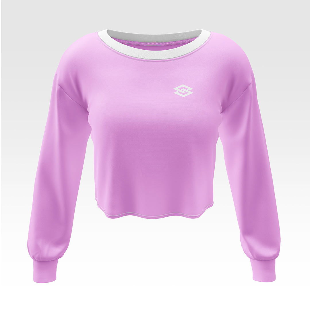 Women's Long Sleeves Crop Top - Century Sports - #tag1#