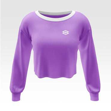 Women's Long Sleeves Crop Top - Century Sports - #tag1#