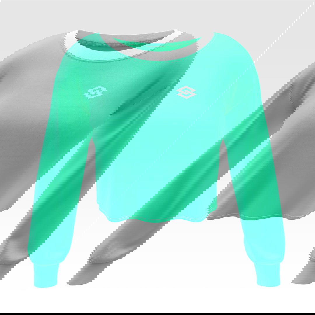 Women's Long Sleeves Crop Top - Century Sports - #tag1#